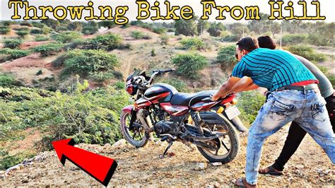 Dropping Bike From Hills Experiment Bike Survive Or Not