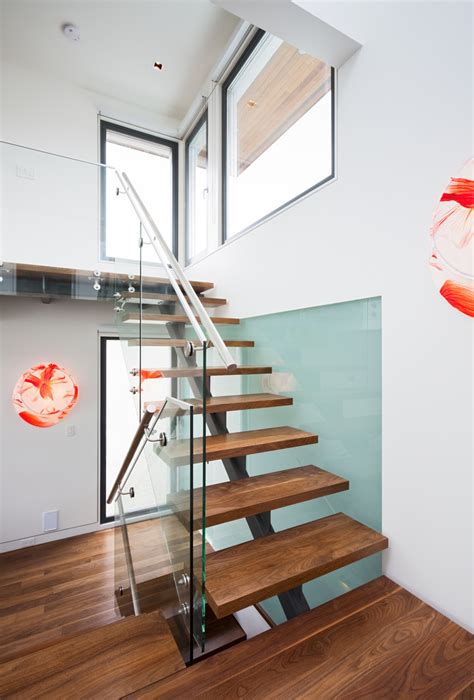 Floating Stairs Contemporary Staircase Vancouver By Natural