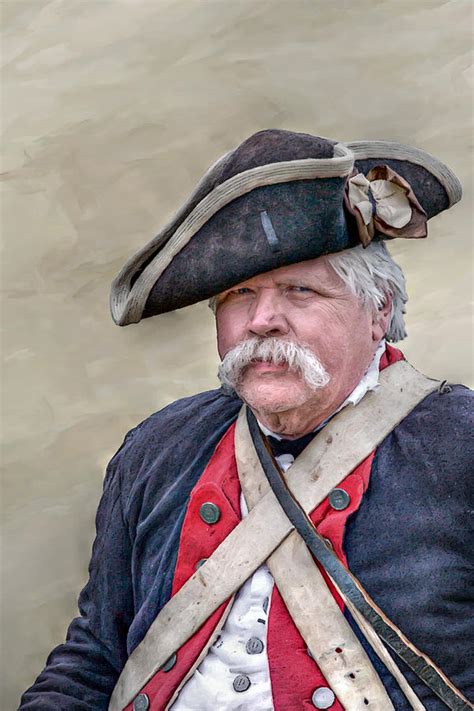 Old Colonial Soldier Portrait Digital Art By Randy Steele