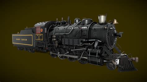 Steam Train Animated Buy Royalty Free 3d Model By Sindre Sktvete