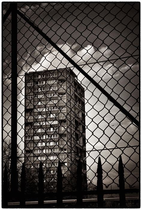 Gritty London Tower Block And Fence East End London Photograph By Lenny Carter Fine Art America