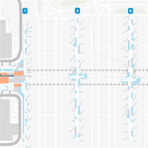Atlanta Airport Map Guide To Atls Terminals