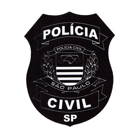 Adesivo BrasÃo PolÍcia Civilsp Baixa Luminosidade