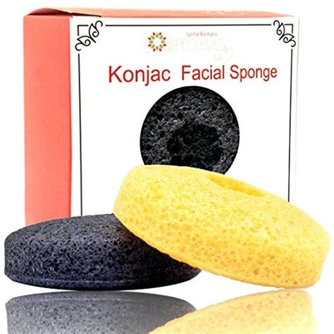 Konjac Sponge Activated Charcoal Turmeric Natural