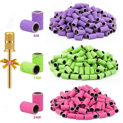 Nail Sanding Bands For Nail Drill Grits Pcs Colorful Coarse Fine Nail Sanding