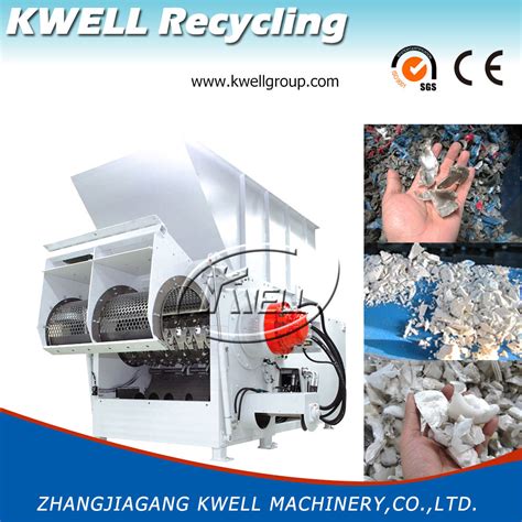 Single Shaft Shredding System Plastic Bottle Crushing Machine Plastic Recycling Shredder For