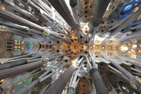 Free Images Architecture Monument Ceiling Barcelona Spain