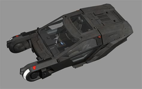 The signature spinners return with greater presence and grittier 2040s tech. Blade-Runner 2049 Peugeot Police Spinner update | 3D model ...