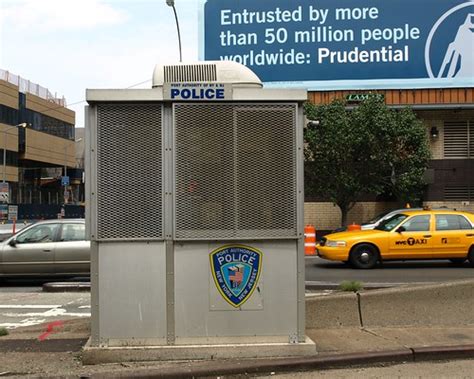 Papd Port Authority Police Booth Midtown West New York C Flickr