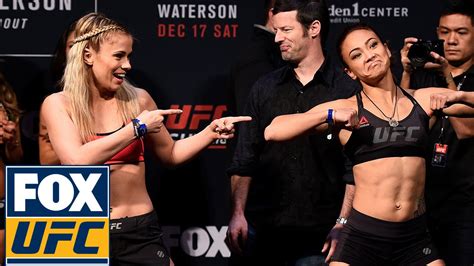 Paige Vanzant And Michelle Waterson Have A Dance Off At Their Weigh In Ufc On Fox Youtube