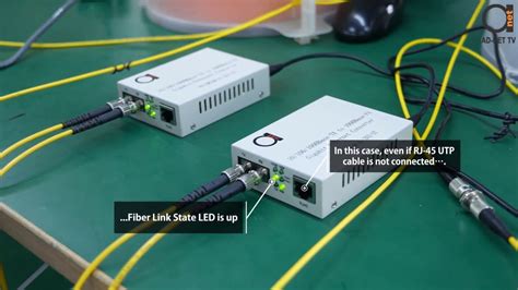 St Fiber Media Converter Singlemode To Gigabit Ethernet Testing