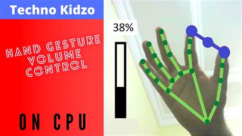 Volume Control Using Hand Gesture Recognition On Cpu Python Opencv