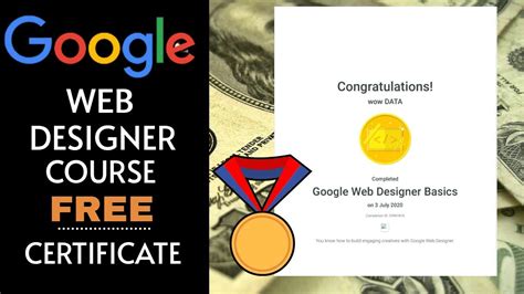 Google Web designer course with free Certificate 🔥 - YouTube