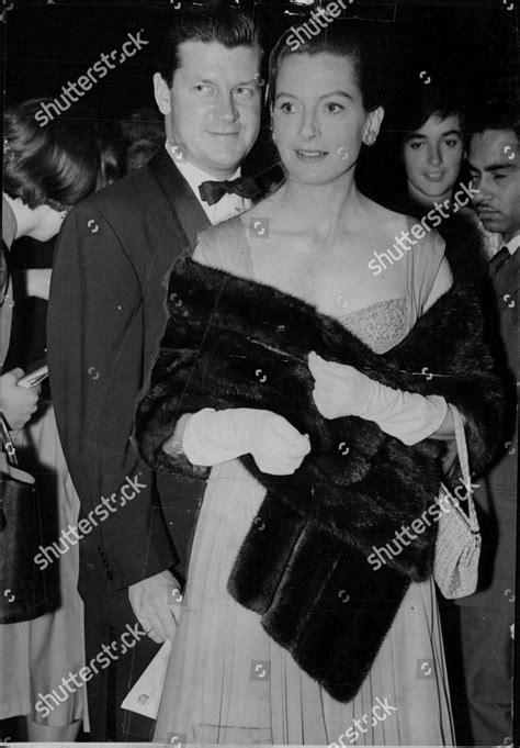 Actress Deborah Kerr Her Husband Tony Bartley Redaktionelles Stockfoto Stockbild