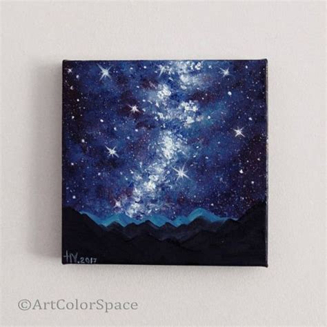 30 Startling Acrylic Galaxy Painting Ideas Konst