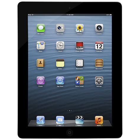 Apple Ipad 3rd Generation Wi Fi 64gb Tablet Black Dentsscratches