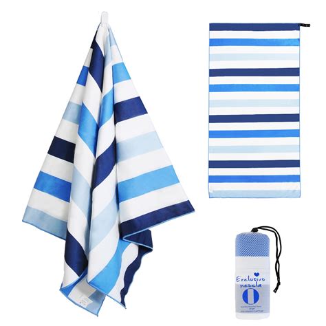 Dqueduo Microfiber Beach Towel Fast Drying, Extra Large 30" x 60" Sand
