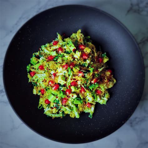 Wirsing Slaw Couscous Avocado Granatapfel
