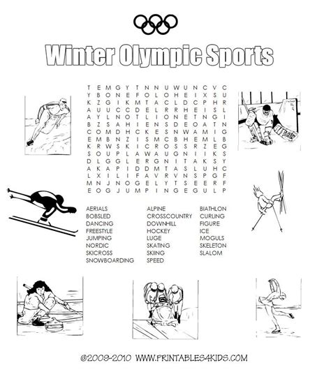 Winter Olympics Word Search Hot Sex Picture