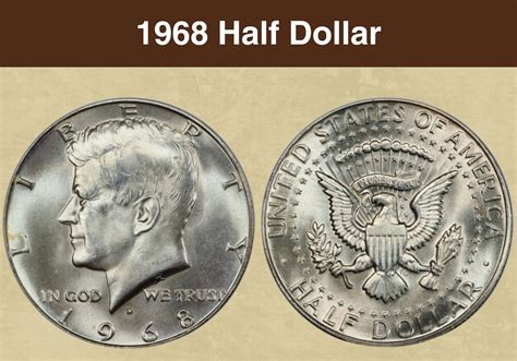 1968 Half Dollar Value Price Chart Error List History And Varieties