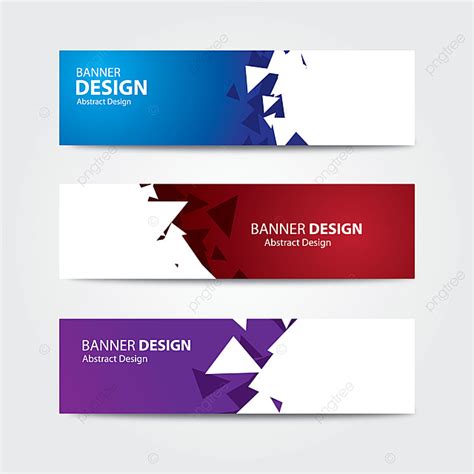 Vector Abstract Banner Design Template Template For Free Download On