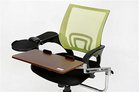 Skyzonal Ergonomic Chair Mount Keyboard Tray Mouse Tray Walnut Chair