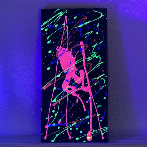 Canvas Neon Painting Ubicaciondepersonascdmxgobmx