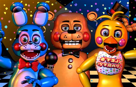 FNaF 2 - Toys Time!! [Blender Poster] by ChuizaProductions on DeviantArt