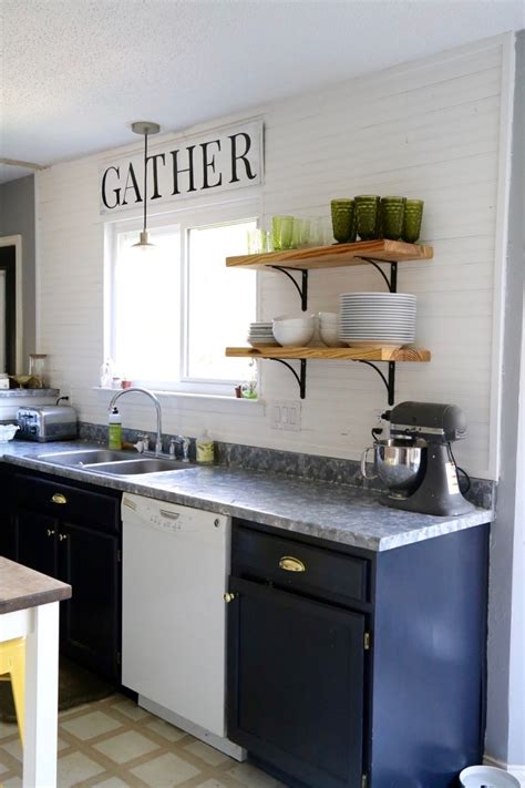 Cost to paint kitchen cabinets. DIY Faux Granite Counters - Love & Renovations