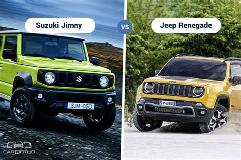 2018 Suzuki Jimny Vs Jeep Renegade Specifications And Features Comparison