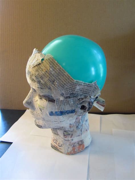 The running head is a shortened version of your paper's title and cannot exceed 50 characters including spacing and. OBJECTSandSUBJECTS: Making a Paper Mache Head