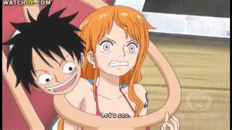 Luffy And Nami Cute Moment 面白い一枚 Anime Nanatsu Otaku
