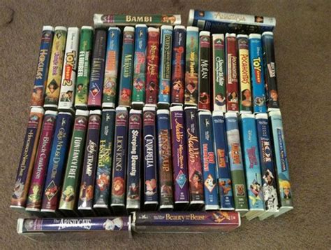 You Won T Believe How Much They Re Worth Disney Vhs Tapes Old