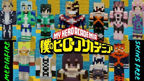 Minecraft Pemy Hero Academia All Hero Skin Pack Download