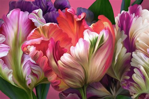 Tulip Mania Painting By Juliana Loomer Fine Art America
