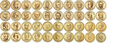 2007 P D 2007 2020 Presidential Dollars 80 Coin Set In Full Color