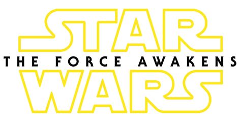 The Force Awakens Logo Transparent PNG StickPNG