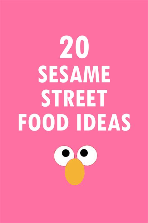 In the process, he gets some sticky flan in his fur, which he intends to use to collect more food. Roundup of Sesame Street food ideas for your kid's party.
