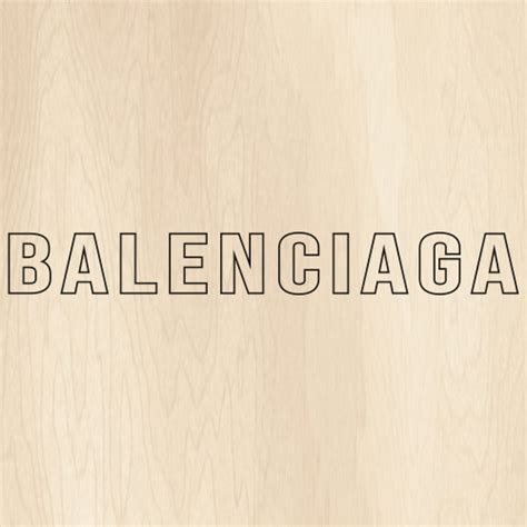 Balenciaga Letter Outline Svg Download Balenciaga Brand Logo Vector
