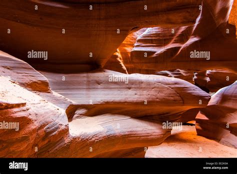 Upper Antelope Canyon Navajo Tribal Park Page Arizona Usa Stock