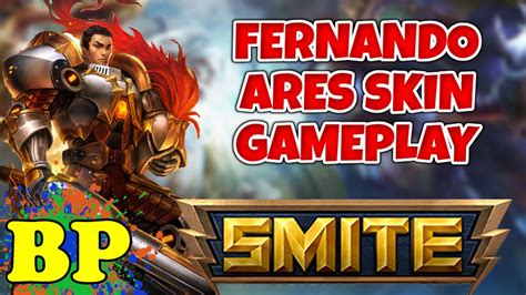 Smite Ares Fernando Skin Gameplay Setting Up The Penta Kills Youtube