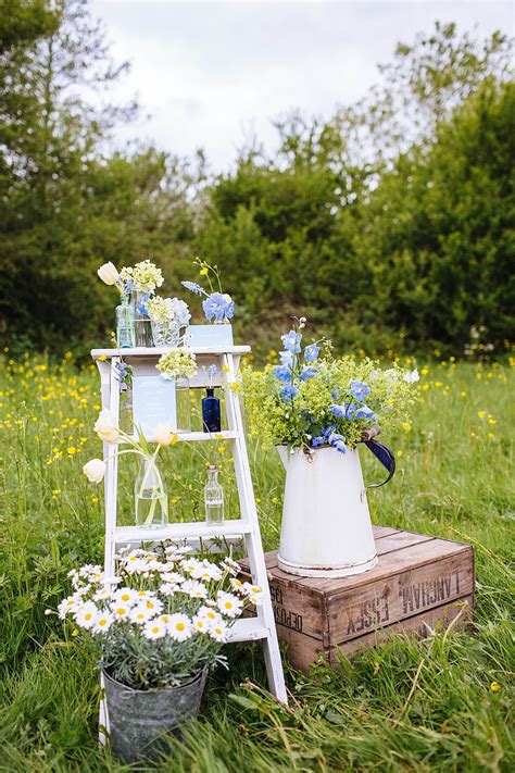 Late Springearly Summer Rustic Outdoor Wedding
