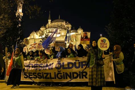 Turkish Protesters March In Support Of Uyghurs After Ozil Comments