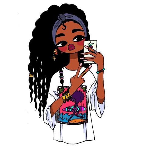 pin by esther irinah bouguenza on b black girl cartoon black women art black girl art