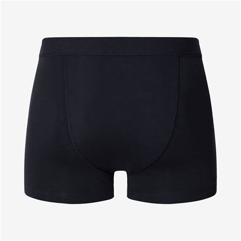 Navy Blue Boxer Brief Underpants Made Of Organic Cotton And Elastane