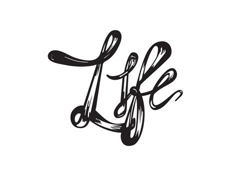 Life Typography By Ali House On Dribbble