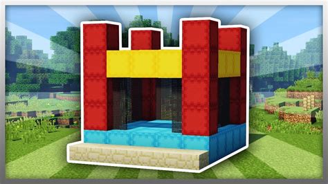 ️ Working Bouncy Castle In Minecraft Youtube