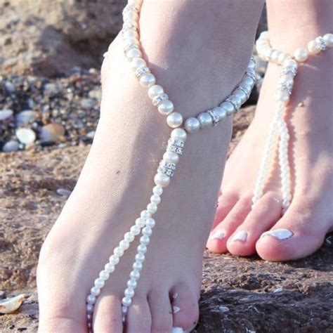 bridal accesories beach wedding barefoot wedding sandals etsy wedding sandals barefoot