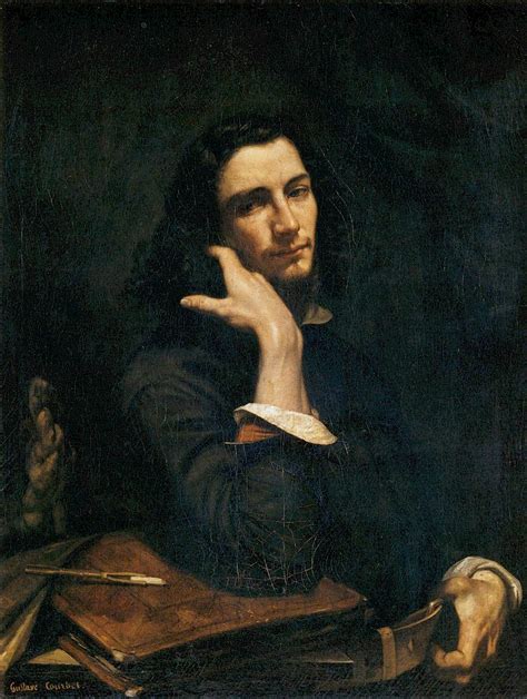 Self-portrait (Man with Leather Belt) by Gustave Courbet