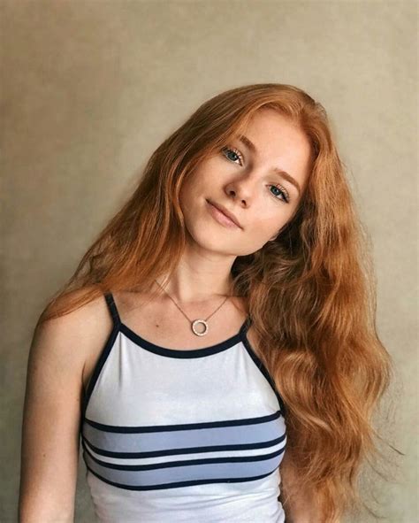 Julia Adamenko Red Haired Beauty Redhead Girl Red Hair Woman